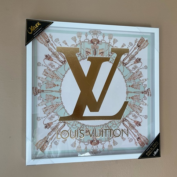 Louis Vuitton gold foil print by Oliver Gal - Picture 1 of 4